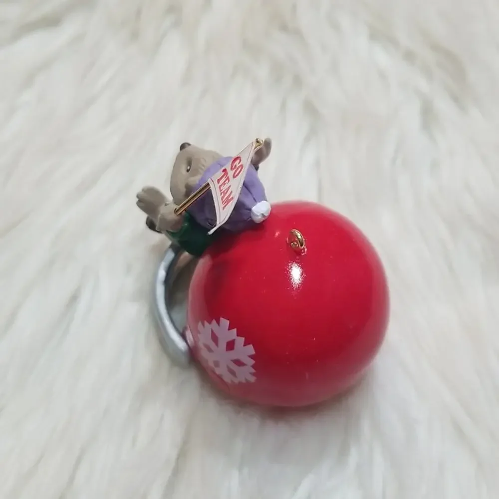 Vintage Hallmark Keepsake Ornament Faithful Fan 1995